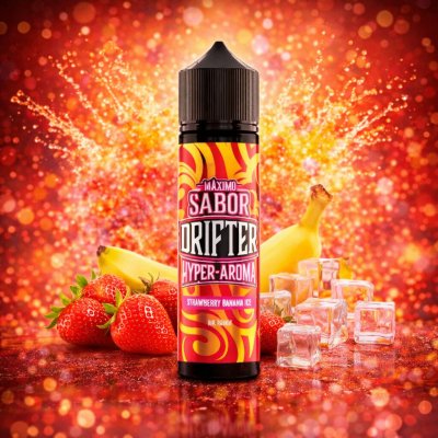 Juice Sauz Drifter Juice Hyper Shake & Vape Strawberry Banana Ice 5/60ml – Sleviste.cz