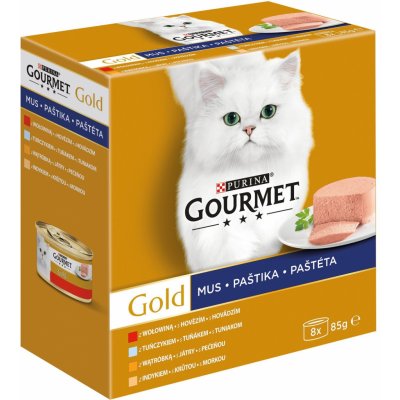 Gourmet gold tuňák játra krůta hovězí 8 x 85 g – Zboží Mobilmania