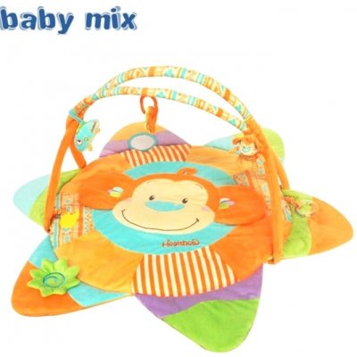 Baby Mix Hrací deka s hrazdou Opička od 689 Kč - Heureka.cz