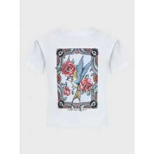 Kaotiko T-Shirt Washed Bird AL011-01-M002 Bílá