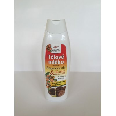Bione Cosmetics Arganový olej & Karité tělové mléko 500 ml – Hledejceny.cz