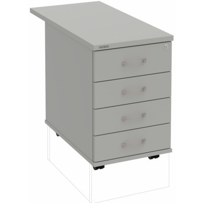 Hobis K 34 C N 80 4 zásuvky napříč 80 cm šedá šedá – Hledejceny.cz