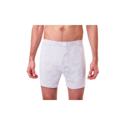 Bellinda volné pánské bavlněné boxerky cotton boxer šedé