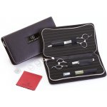 Olivia Garden Matt Black nůžek 5,75" a efilačních nůžek 6,35" – Zboží Dáma