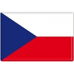 Amicar Samolepicí vlajka České republiky 50x30 mm, 3D efekt – Zboží Dáma