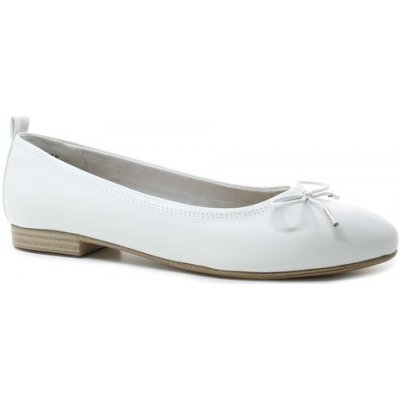 Tamaris 22108-42 dámské baleriny bílé – Zbozi.Blesk.cz
