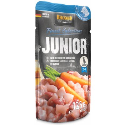 Belcando Junior kuře s mrkví a lososem 125 g