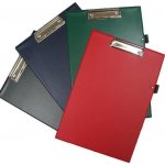 Podložka psací A4 PVC s klipem DONAU modrá – Zboží Dáma