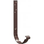 GUTTA Hák žlabový plechový, různé barvy, 125 / 210 mm, balení 1 ks RAL 8017 hnědá – Zboží Mobilmania