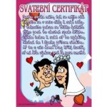 Certifikát Svatební certifikát – Zbozi.Blesk.cz