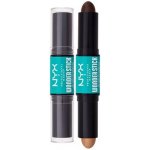 NYX Professional Makeup Wonder Stick Dual Face Lift oboustranná Konturovací tyčinka 07 Deep 2 x 4 g – Zboží Dáma