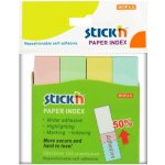 Záložka samolepicí Stick'n Hopax, 50x12 mm, papírová, pastelové barvy, 4x100 ks – Hledejceny.cz