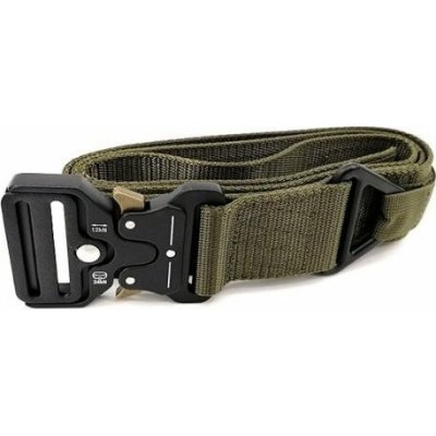 Tactical Gear Střelecký opasek Speed C-BUCKLE 4,5cm 125cm zelený, CONQUER – Hledejceny.cz