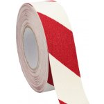 Heskins protiskluzová páska permafix hazard 50 mm x 3 m červeno-bílá 14810 – Hledejceny.cz