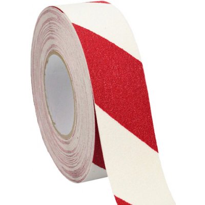 Heskins protiskluzová páska permafix hazard 50 mm x 3 m červeno-bílá 14810 – Hledejceny.cz