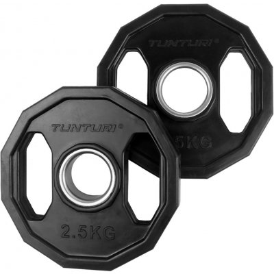 TUNTURI Kotouč olympijský pogumovaný 2,5 kg 50 mm – Hledejceny.cz