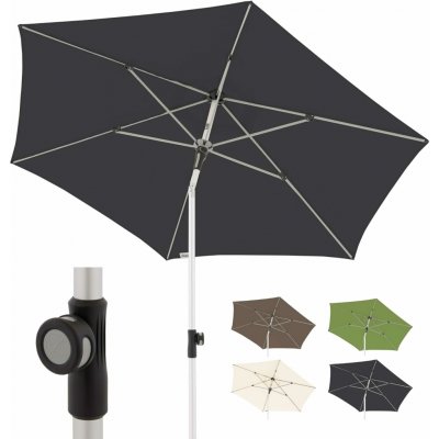 Doppler SL-AZ Push Up 220 cm zahradní slunečník, antracit – Hledejceny.cz