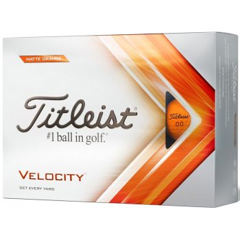 Titleist Velocity oranžové 3 ks