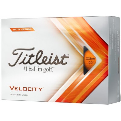 Titleist Velocity oranžové 3 ks – Zboží Mobilmania