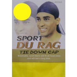 DURAG Šátek Thin Žlutá Blingstar