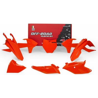 Rtech sada plastů KTM 6 dílů včetně krytů vzduch filtru oranžová – Sleviste.cz