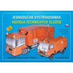 Vozidla technických služeb stavebnice papírového modelu – Zboží Mobilmania