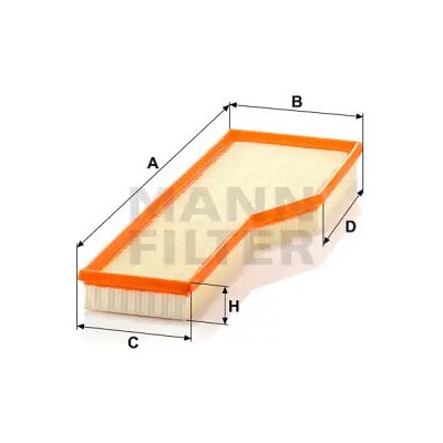 MANN FILTER Vzduchový filtr C 54 165 – Hledejceny.cz