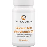 Vitaworld Calcium 600 plus vitamin D3 60 tablet – Hledejceny.cz