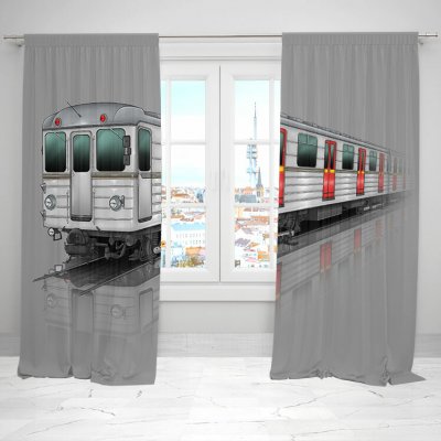 IMPAR Závěsy Metro Ečs (Rozměr : 140x250, Materiál: Blackout) – Hledejceny.cz