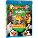Madagaskar 1-3 + Tučňáci z Madagaskaru kolekce (4 BD – Hledejceny.cz