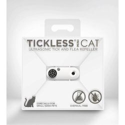 Tickless ultrazvukový odpuzovač klíšťat Mini Cat White