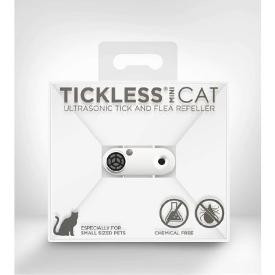 Tickless ultrazvukový odpuzovač klíšťat Mini Cat White – Zboží Dáma