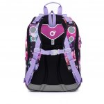 Topgal batoh CODA 25009 fialová černá – Zboží Dáma