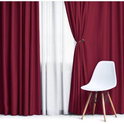 Olzatex Zatemňovací / termoizolační závěs, blackout jednobarevný UNI OLZ-135 světle vínový, šířka 280cm (látka v metráži) – Hledejceny.cz