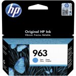 HP 963 originální inkoustová kazeta azurová 3JA23AE – Zboží Mobilmania