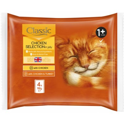 Butcher's Classic Cat Chicken Selections MIX 4 x 100 g