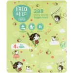 Tesco Fred & Flo dětské vlhčené ubrousky parfémované 4 x 72 ks – Hledejceny.cz