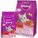 WHISKAS Adult s lahodným hovězím masem 14 kg – Hledejceny.cz