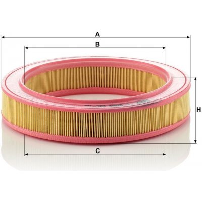 MANN-FILTER Vzduchový filtr MANN C2863 (MF C2863) – Hledejceny.cz