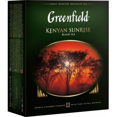 Greenfield Čaj černý Kenyan Sunrise 100 x 2 g – Zboží Mobilmania