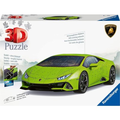 RAVENSBURGER 3D puzzle Lamborghini Huracán Evo zelené 156 ks – Zbozi.Blesk.cz