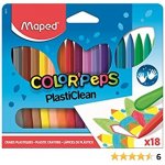 Maped Plastové pastely Color'Peps Plasticlean 24 barev trojhranné – Zboží Mobilmania