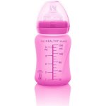 Everyday Baby Láhev sklo senzor pink 150ml – Zboží Dáma