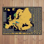 Stírací mapa Evropy - česká verze – Sleviste.cz