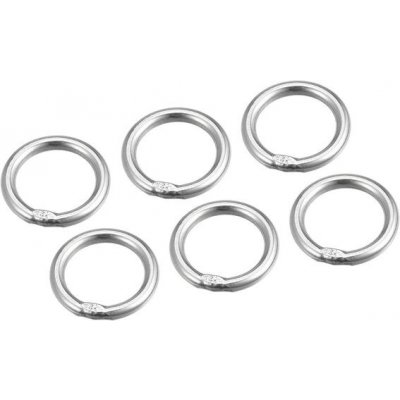 METALLIXITY O-kroužky z nerezové oceli 316 (15x3mm) 6 ks, svařované kulaté kroužky - na šňůry, – Hledejceny.cz