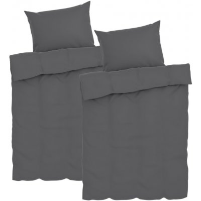 LIVARNO home Mušelínové povlečení šedá 140x200 70x90 – Zbozi.Blesk.cz