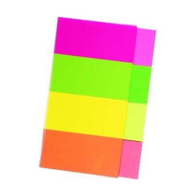 Záložky samolepicí Kores 50 x 20 mm, 4 x 50 ks – Hledejceny.cz