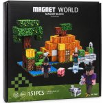 iMex Toys Magnetická stavebnice 151 ks ve stylu minecraft – Zboží Dáma
