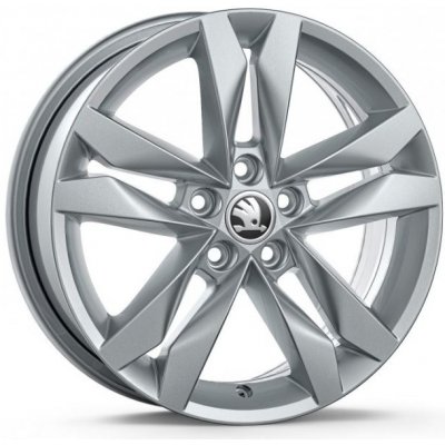 Škoda CANIS 6x16 5x112 ET45 silver – Zboží Mobilmania