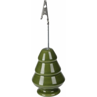 Home Styling Collection Dekorační stromeček s držákem na kartičky 13 cm barva zelená – Sleviste.cz